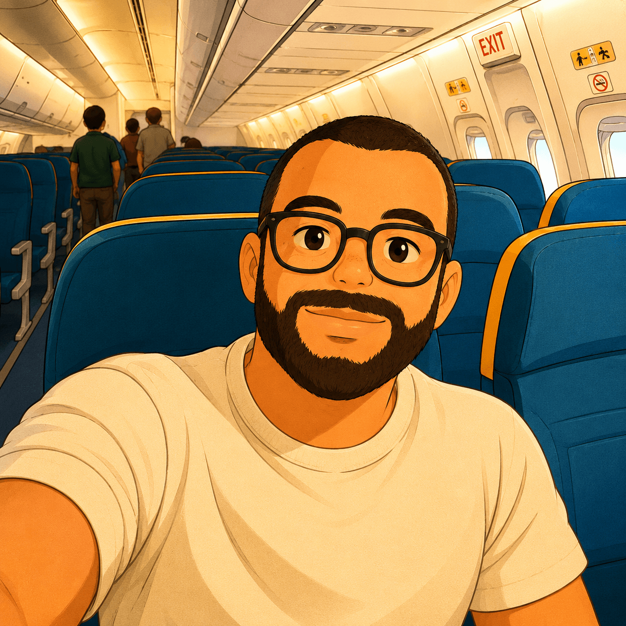 Illustrated portrait of Blaida